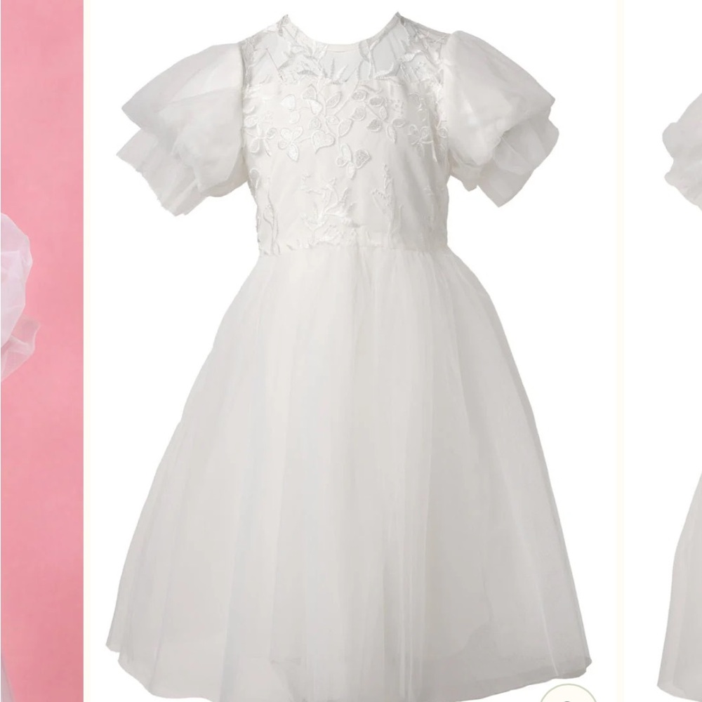 Ivy city co mini Audra dress White Embellished A-line Dress